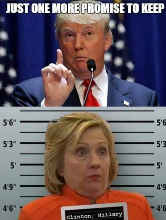 One more promise. Lock her up.